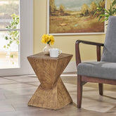 TESS Modern Side Table – Stylish End Table Compatible with Living Room, Bedroom, or Office,Versatile Home Furniture,Natural Color