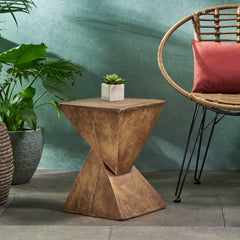 TESS Modern Side Table – Stylish End Table Compatible with Living Room, Bedroom, or Office,Versatile Home Furniture,Natural Color