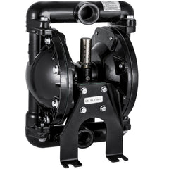 Air-Operated Double Diaphragm Pump 1 inch Inlet Outlet Aluminum 35 GPM Max 120PSI for Industrial Use, QBY4-25LF46-1inch-35