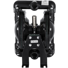 Air-Operated Double Diaphragm Pump 1 inch Inlet Outlet Aluminum 35 GPM Max 120PSI for Industrial Use, QBY4-25LF46-1inch-35
