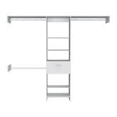 150 Closet System British, Bedroom, Black