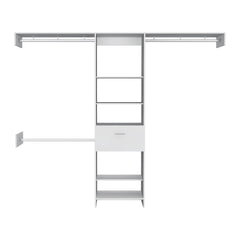 150 Closet System British, Bedroom, Black