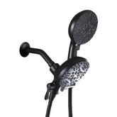 High Pressure 3-Way Rainfall Combo, Luxurious Rain Showerhead and Hand Held Shower Separately or Together, Comes with Shower Hose, Shower Arm