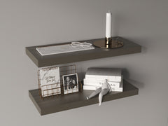 Floating Shelves, Olive, 2 Shelves, 1.50" H