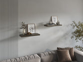 Floating Shelves, Olive, 2 Shelves, 1.50" H
