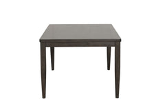 Modern Dining Table Dark Walnut Rubber wood 1pc Table Dining Room Furniture