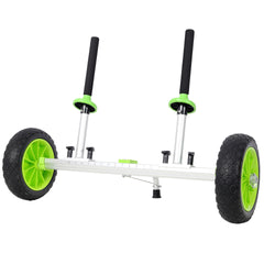 Sit On Top Kayak Cart, Heavy-Duty Plug-in Kayak Cart Dolly with 10 Inch PU Wheels,Width Adjustable
