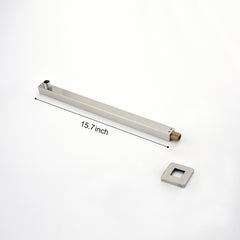 Shower Arm with Flange, 1/2 NPT Tapered Threads, Rain Shower Head Arm, Wall Mount Shower Extension Arm