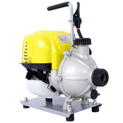 38CC 4 Stroke Gasoline Water Pump 1.5Inch Portable Gas Powered Transfer Pump Commercial Engine Water Pump for Flood Landscaping or Gardening Irrigation 8500r/min,10FT x 1"Suction 1.5" lay flat hose