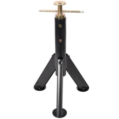 RV Adjustable Telescoping Stabilizer Jack Stand, Supports Stabilizer Jacks,16 to 30 Inches Adjustabe Height,6,000 Pound Capacity,Black Color, 2PACK