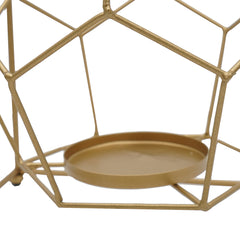 10.2x10.2x21.5" Metal Candle Holder