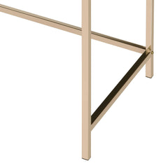 Ottey Black High Gloss & Gold Finish Writing Desk