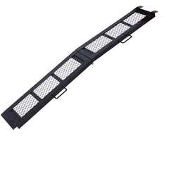 80" Steel Loading Ramp, 500LBS Capacity, Portable Motorcycle Ramp, Folding ATV Ramp for Pick up Truck, Black, Pack of 1