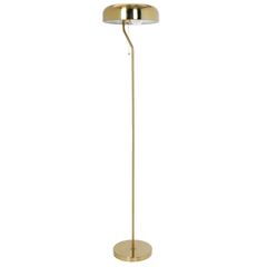 Tall Corner Floor Lamp for Living Room, Bedroom & Office Space Illumination, Spectra Floor Lamp - Gold outer and White inner 110~120V