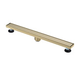 28 Inches Linear Shower Drain, Included Hair Strainer and Leveling Feet