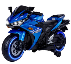 kids motorcycle, 12V motorcycle for kids 3 4 5 6 years Boys Girls 12v7ah kids motorcycle ride on toy with Training Wheels/manual throttle/ drive by hand /Lighting wheels