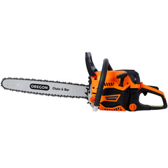 62CC Gas Powered Chainsaw, 20 Inch Oregon Chain&Bar 2-Cycle Petrol Handheld Cordless Chain Saw, Gasoline Gas Chainsaws for Tree Wood Cutting ,WITH OREGON CHAIN&BAR,EPA compliant