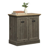 Utility Stand with Adjustable Shelves, Brown finish