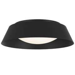 15 inch Black LED Flush Mount