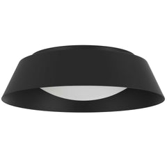 15 inch Black LED Flush Mount