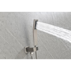 Shower system combo with hand shower, 16 inch shower head and tub spout
