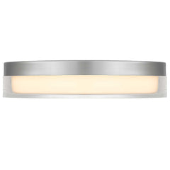 12-inch Chrome Inegrated LED Flush Mount