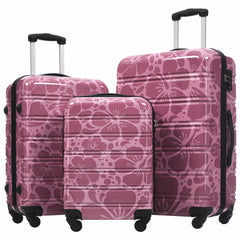 Hardshell Luggage Sets 3 pcs Spinner Suitcase with TSA Lock Lightweight-20"+24"+28" Luggages