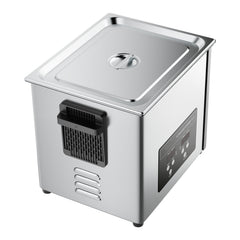 10L Ultrasonic Cleaner, Professional Ultrasonic Cleaner Machine with Cleaning Basket & Digital Display, 180W Stainless Steel 40kHz Cleaning Machine for Watches, Razors, Jewelry, Coins, and More