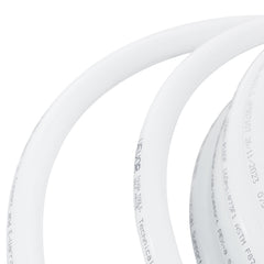 PEX Pipe 3/4 Inch, 500 Feet Length PEX-B Flexible Pipe Tubing for Potable Water, Pex Water Lines for Hot/Cold Water & Easily Restore, Plumbing Applications with Free Cutter & Clamps ,White