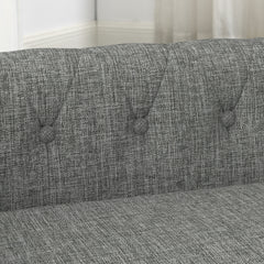 Elegant rectangular pet bed for small and medium-sized dogs, durable elevated dog sofa bed, comfortable dog sofa, modern and fashionable linen fabric dog sofa-Light grey
