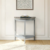 Justino Natural Oak & Gray Finish Console Table