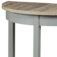Justino Natural Oak & Gray Finish Console Table