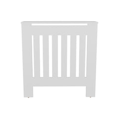Radiator Cover Cabinet, 1 Shelf, White