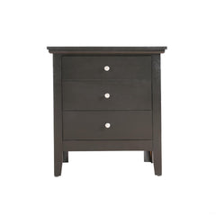 Chic Black Casual Nightstand For Bedrooms