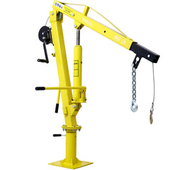 Hydraulic Pickup Truck Crane with Hand Winch , Pickup Truck Bed Hoist Jib Crane- 1000-Lb. Capacity