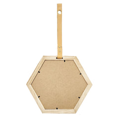 Harlan Hexagon Mirror, 2 Pieces Wall Accent, 11x10"