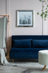 S/2 23.6x23.6" Kaiden Crystal Mirror Framed Wall Art on Mellow Golden Tint Background