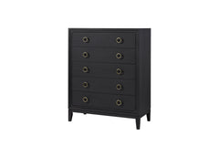 5 Drawer Chest in Peppercorn Finish