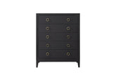 5 Drawer Chest in Peppercorn Finish