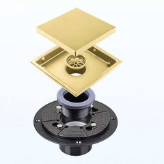 6 Inch Square Shower Floor Drain