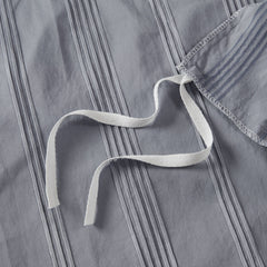3-Piece King Woven Striped Duvet Set
