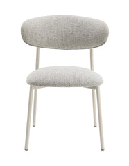 Kalam Light Gray Fabric Finish Side Chair (Set of 2)