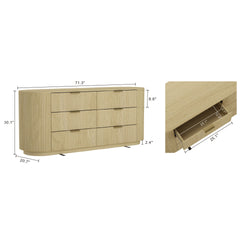 Dresser in Natural Oak