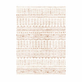 Large Area Rug 5 x 8 ft Anti-Skid and Tear-Resistant Floor Mat Modern Beige
