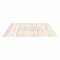 Large Area Rug 5 x 8 ft Anti-Skid and Tear-Resistant Floor Mat Modern Beige