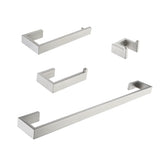 4- Piece Stainless Steel Bathroom Hardware Set