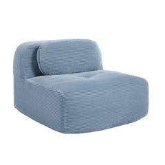 Hamlet LSF&RSF Corner Sofa W/Pillows Corduroy- Blue