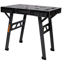 Foldable Work Bench,Portable Workstation,Work Bench Suitable for Garage,Workshop and Home,1650LBS Capacity,Black