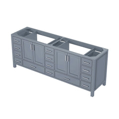 Dark Grey Double Bath Vanity 84 in. W x 22 in. D