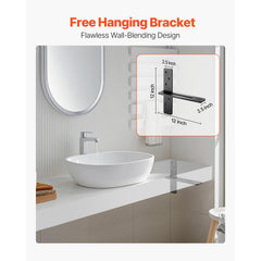 2 Pcs Shelf Brackets 12 inch / 304.8 mm Heavy Duty Floating Shelf Brackets